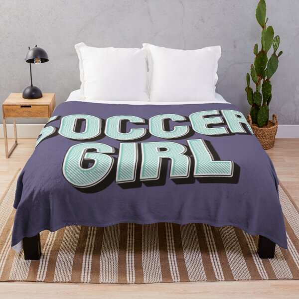 Item preview, WOSO Soccer Girl - womens soccer (retro text) designed and sold by Numero14.