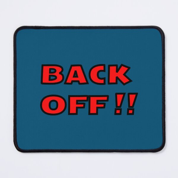 Item preview, BACK OFF  designed and sold by FunStickerr.