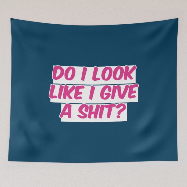 Item preview, Do I look like I give a shit, pink, black   designed and sold by FunStickerr.
