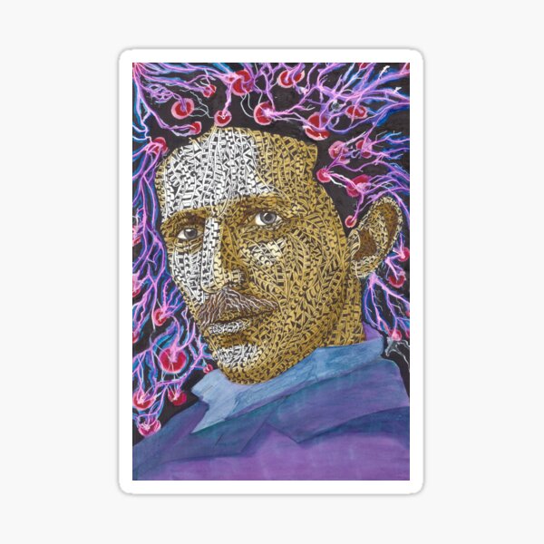 nikola tesla Sticker