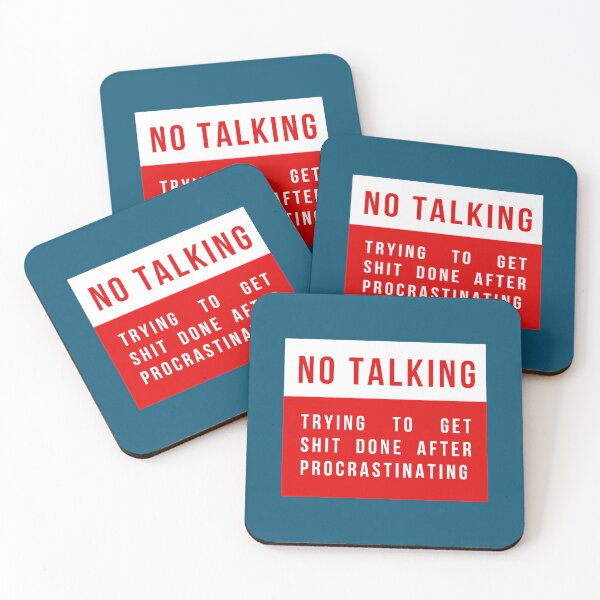Item preview, Funny No Talking Sign  designed and sold by FunStickerr.