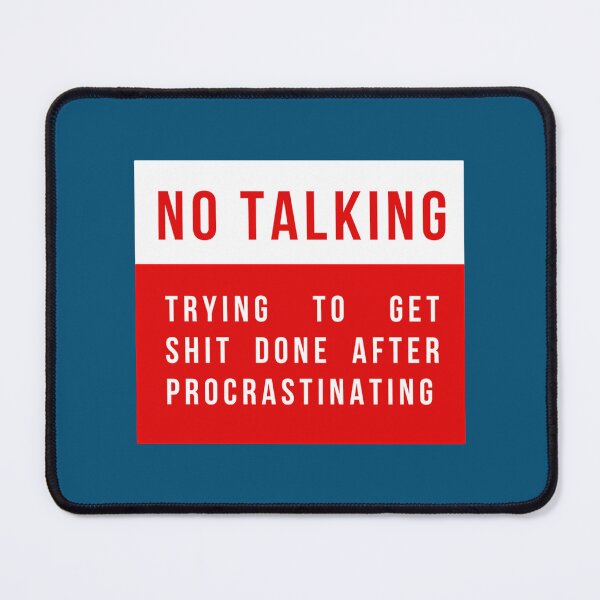 Item preview, Funny No Talking Sign  designed and sold by FunStickerr.