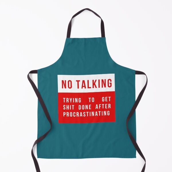 Item preview, Funny No Talking Sign designed and sold by FunStickerr.
