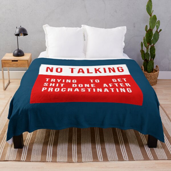 Item preview, Funny No Talking Sign designed and sold by FunStickerr.