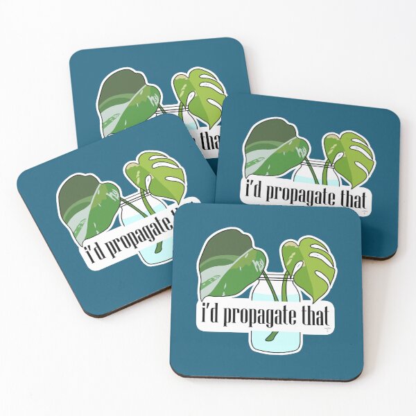 Item preview, i_d propagate that monstera, color  designed and sold by FunStickerr.