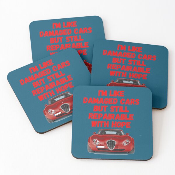 Item preview, I_m like damaged cars but still repairable with hope designed and sold by FunStickerr.
