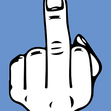 Artwork thumbnail, Middle Finger by FunStickerr