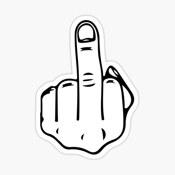 Artikel-Vorschau von Mittelfinger, designt und verkauft von FunStickerr.