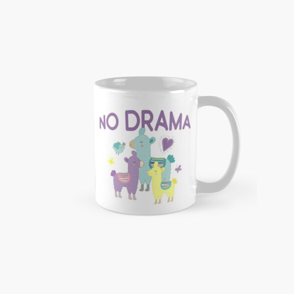 No Drama Llamas Classic Mug