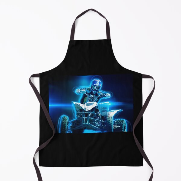 Item preview, ATV Quad offroad glow blue trendy fun designed and sold by Nambaro.