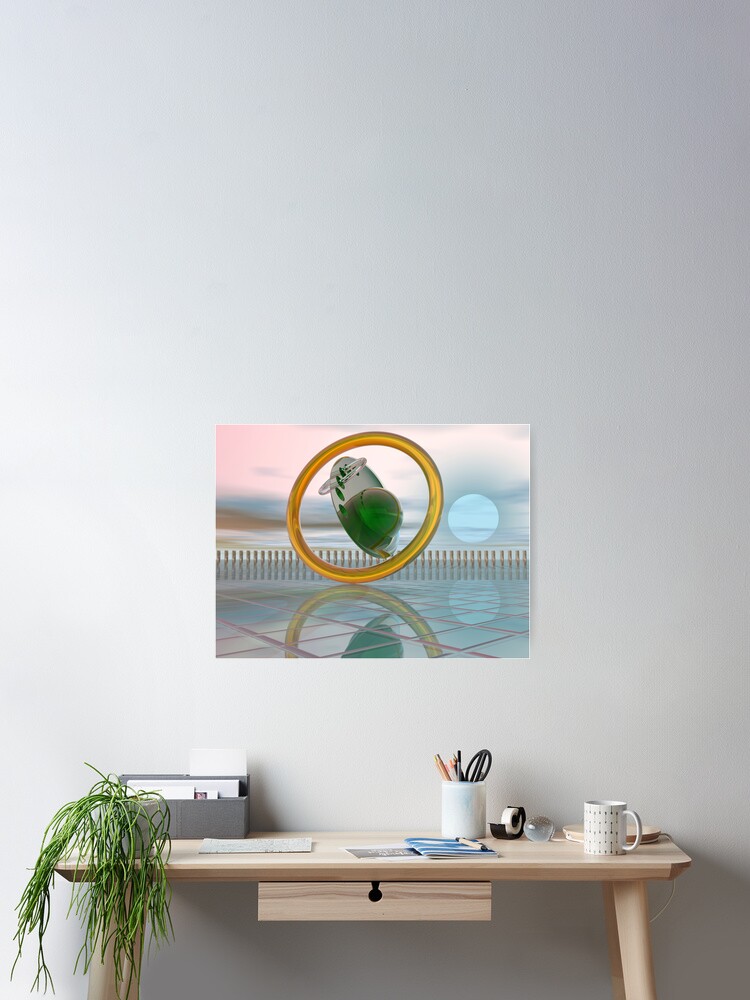 Thumbnail 2 of 3, Poster, Reflections designed and sold by kreesor.