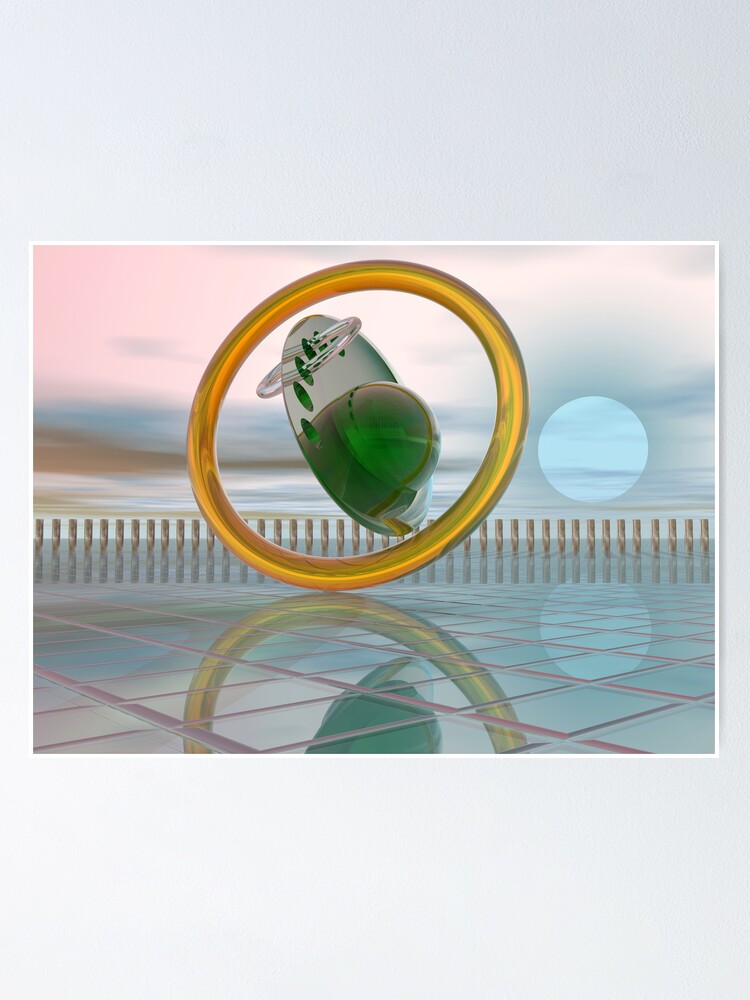 Thumbnail 1 of 3, Poster, Reflections designed and sold by kreesor.