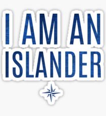 I Am An Islander Sticker