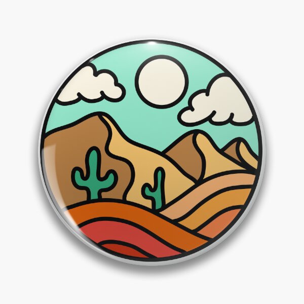 Item preview, Desert Lover Tshirt, Retro Desert Tee, Desert Artwork T-shirt, Desert T shirt, Desert Sun Gifts designed and sold by MOONhumans.