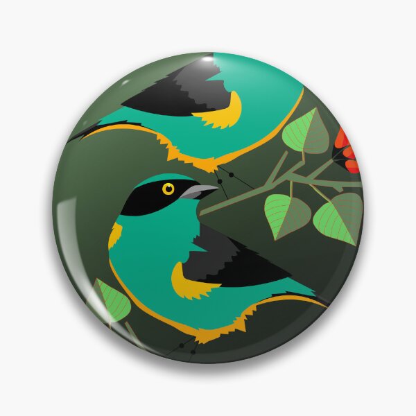 Item preview, Yellow Tufted Dacnis. designed and sold by Graham Colton.