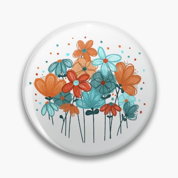 Artikelvorschau, Aqua-Vibes-Blumenstrauß entworfen und verkauft von JBeeDesigns.