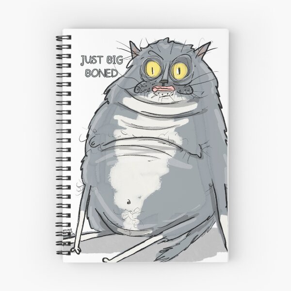 Item preview, Just Big Boned Cat designed and sold by Utterly Ugly Portraits.