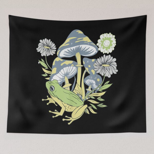 Item preview, Cute Frog Mushroom Shirt Teen Girls Cottagecore Aesthetic designed and sold by HoshiJuku.