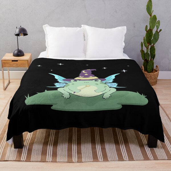Item preview, Cottagecore Aesthetic Kawaii Fairy Frog Wizard Fairycore Premium designed and sold by HoshiJuku.