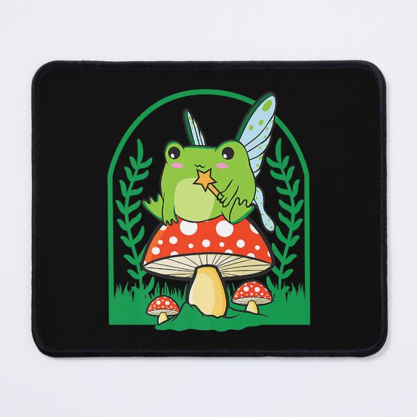 Item preview, Cottagecore Aesthetic Kawaii Fairy Frog Mushroom Goblincore Premium designed and sold by HoshiJuku.