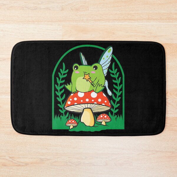 Item preview, Cottagecore Aesthetic Kawaii Fairy Frog Mushroom Goblincore Premium designed and sold by HoshiJuku.