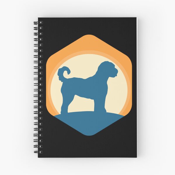 Item preview, labradoodle sun sunset design for labradoodle lovers silhouette designed and sold by alaechamlal.
