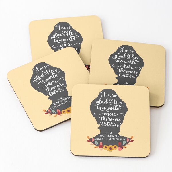 Item preview, Anne Of Green Gables Quote III - L. M. Montgomery Silhouette designed and sold by Lemon Pepper.