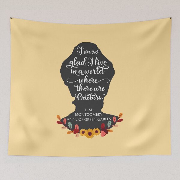 Item preview, Anne Of Green Gables Quote III - L. M. Montgomery Silhouette designed and sold by Lemon Pepper.