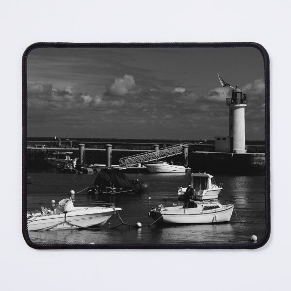 Item preview, View on Phare de la Flotte in black and white designed and sold by FotoMahieu.
