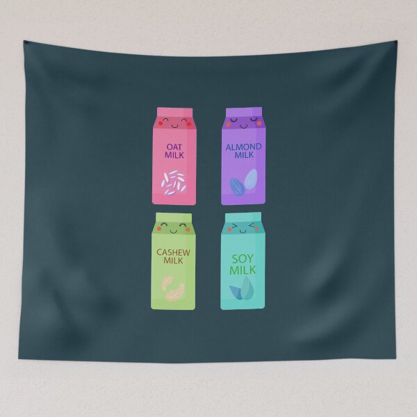 Item preview, Sticker Pack Oat, Almond, Cashew and Soy Milk designed and sold by Lauraloris.