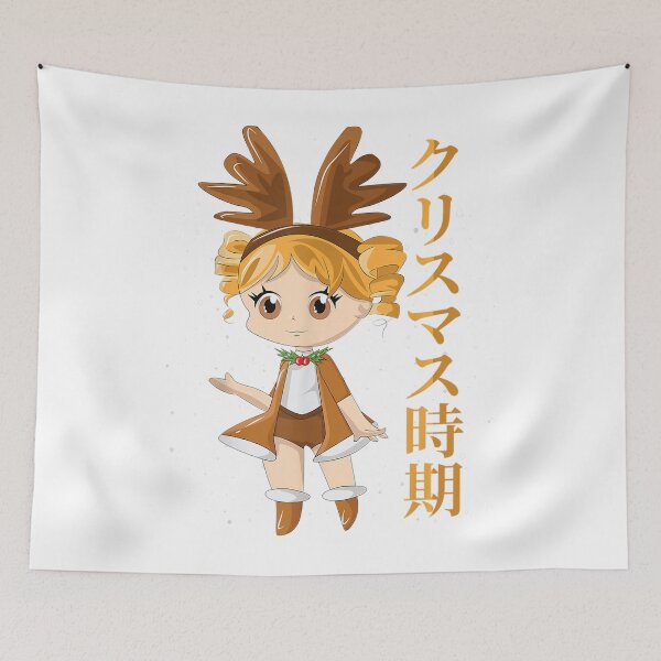 Item preview, Deer Costume - Cute Kawaii Anime Girl - Japanese Aesthetics designed and sold by HoshiJuku.