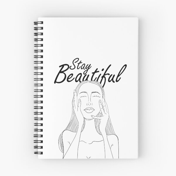 Item preview, Stay Beautiful w/ Beautiful Long Hair Woman Line Art  designed and sold by Freid.