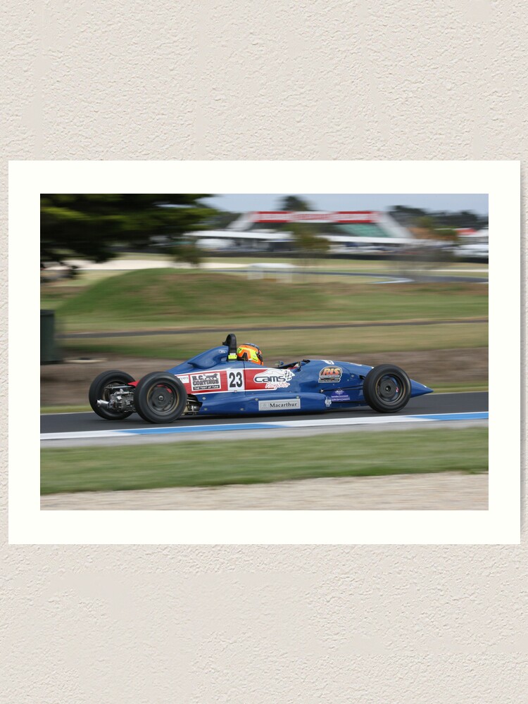 Alternate view of Flying Formula Ford Art Print