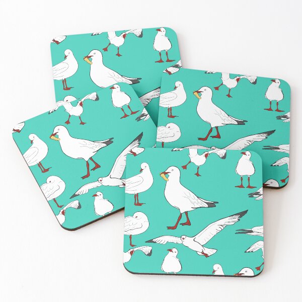 Item preview, Gull Gang (Sea Glass) designed and sold by Elevenwildswans.