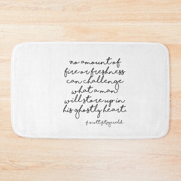 Item preview, Fire or freshness - Fitzgerald quote designed and sold by peggieprints.