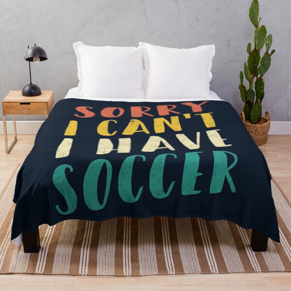 Item preview, I Cant I Have Soccer - soccer quote (retro colours) designed and sold by Numero14.