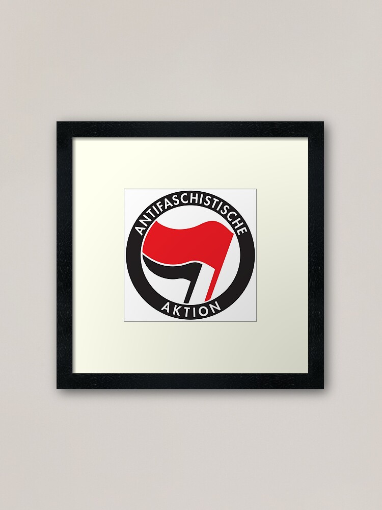 "Antifa Anarcho-Communist Flag Antifaschistische Aktion ...