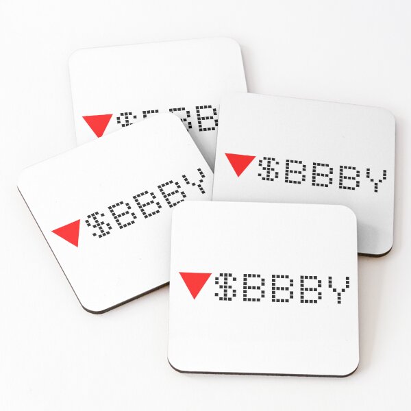 Item preview, Bed Bath & Beyond - Stock Ticker Red - Black Font designed and sold by frankyou.
