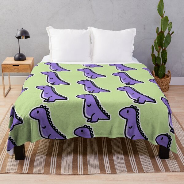 Item preview, Purple and blue dino designed and sold by anerdhavingfun.
