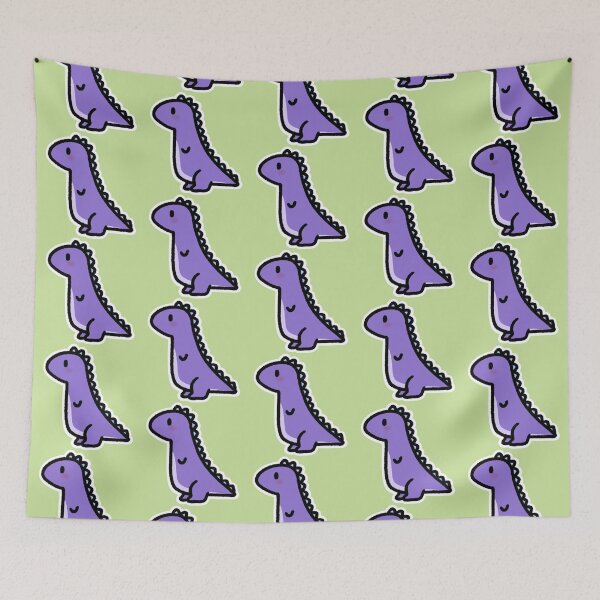 Item preview, Purple and blue dino designed and sold by anerdhavingfun.
