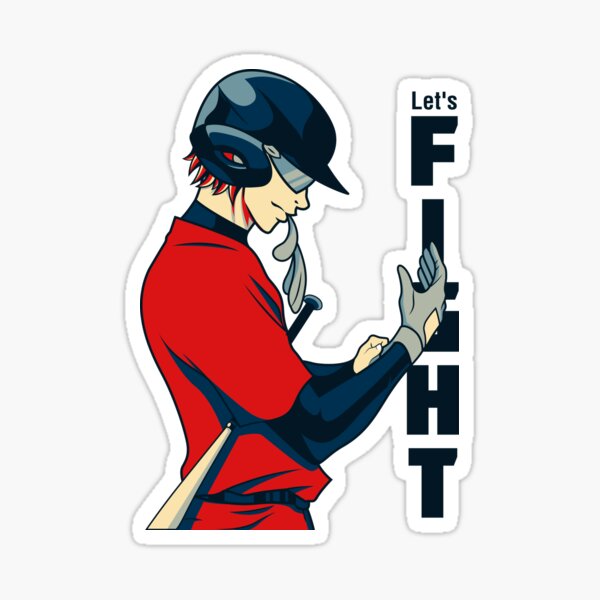 Diamond No Ace Miyuki Kazuya Fight Sticker For Sale By Hidayahcreative Redbubble 9720