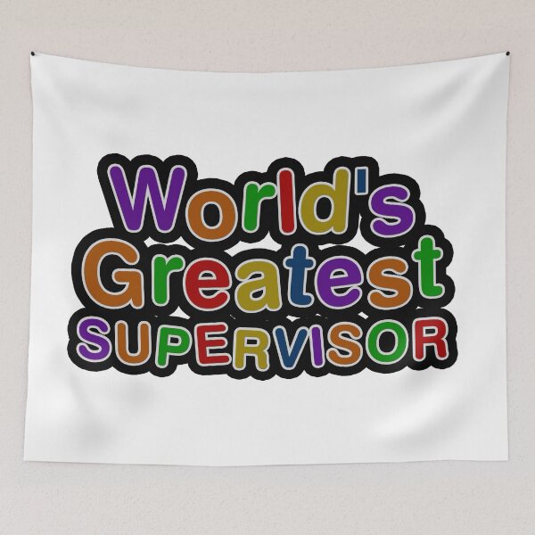 Item preview, World's Greatest SUPERVISOR designed and sold by AmyHNJ.