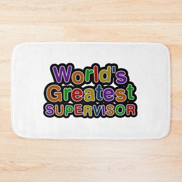 Item preview, World's Greatest SUPERVISOR designed and sold by AmyHNJ.