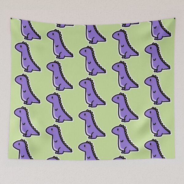 Item preview, Purple and gold dino designed and sold by anerdhavingfun.