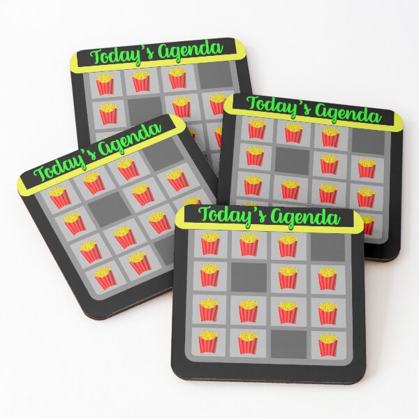 Item preview, It's all about French Fries - 'Today's Agenda' Collection Designs for T-shirts and other accessories. designed and sold by Ridiculam Toga.