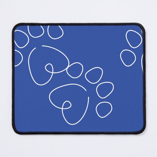 Item preview, Paw Prints Blue Background designed and sold by larar2.