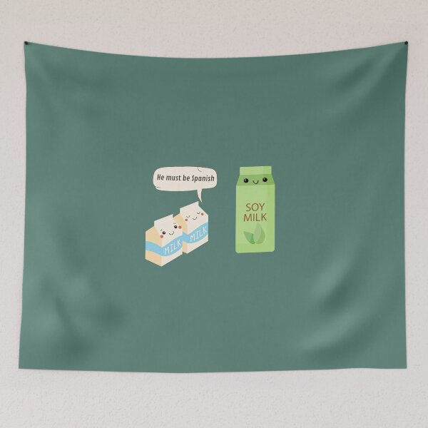 Item preview, Soy Milk - He must be Spanish designed and sold by Lauraloris.