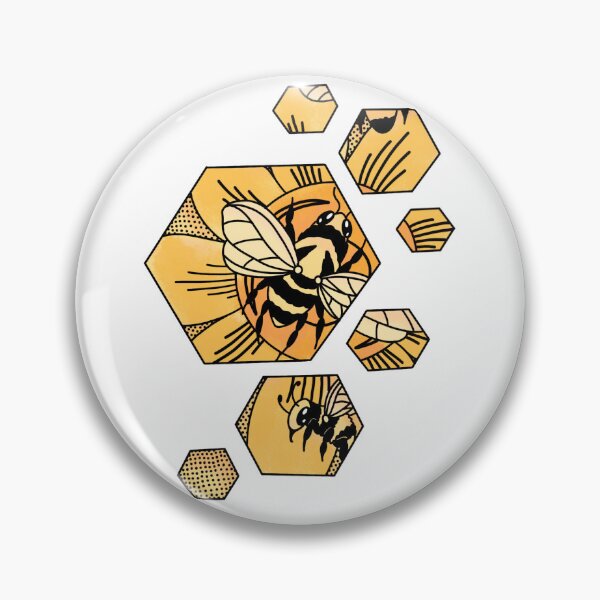 Artikelvorschau, Sechseckiges Bienendesign entworfen und verkauft von haleygrady.