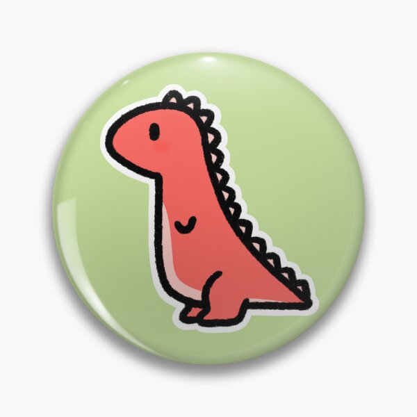 Item preview, Red and pink dino designed and sold by anerdhavingfun.