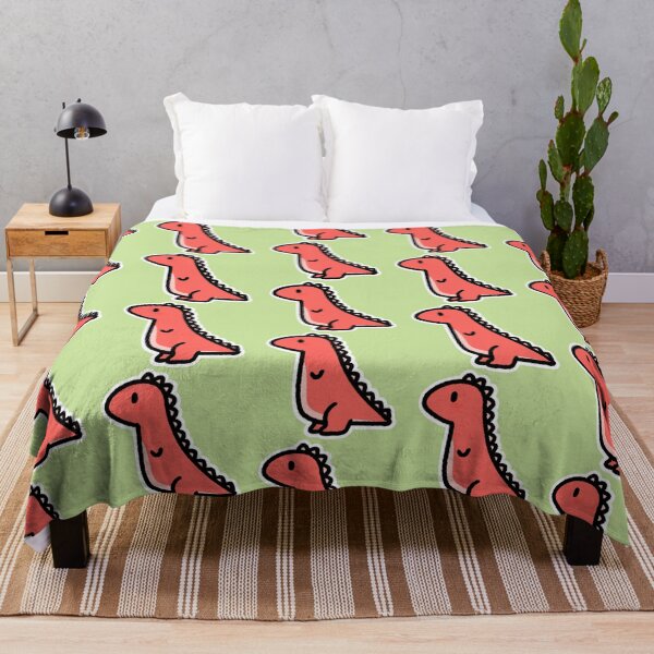 Item preview, Red and pink dino designed and sold by anerdhavingfun.